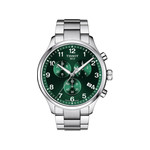 Montre TISSOT T-SPORT CHRONO XL CLASSIC homme cadran vert bracelet acier inoxydable - vue 1