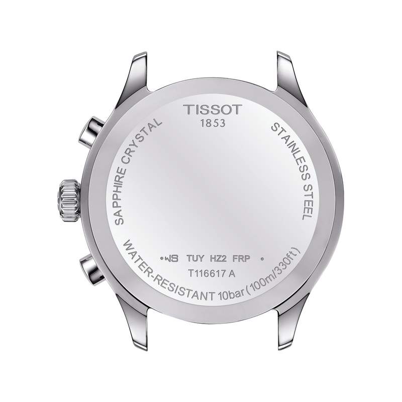 Montre TISSOT T-SPORT CHRONO XL CLASSIC homme cadran vert bracelet acier inoxydable - vue 3