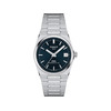 Montre TISSOT T-CLASSIC PRX POWERMATIC 80 mixte automatique cadran bleu bracelet acier inoxydable - vue V1