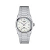 Montre TISSOT T-CLASSIC PRX POWERMATIC 80 mixte automatique cadran gris bracelet acier inoxydable - vue V1