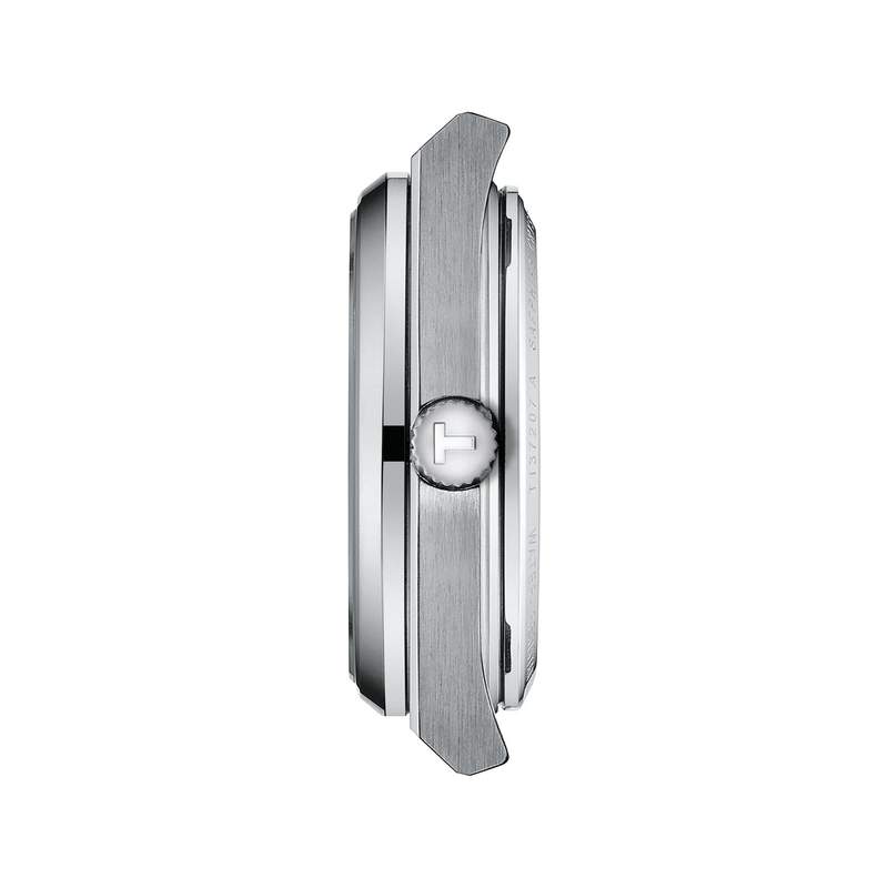 Montre TISSOT T-CLASSIC PRX POWERMATIC 80 mixte automatique cadran gris bracelet acier inoxydable - vue 2