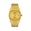 Montre TISSOT T-CLASSIC PRX POWERMATIC 80 mixte automatique cadran doré bracelet acier inoxydable or - vue V1