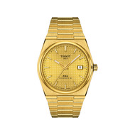 Montre TISSOT T-CLASSIC PRX POWERMATIC 80 mixte automatique cadran doré bracelet acier inoxydable or