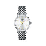 Montre TISSOT T-CLASSIC EVERYTIME mixte cadran gris bracelet acier inoxydable - vue 1