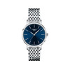 Montre TISSOT T-CLASSIC EVERYTIME mixte cadran bleu bracelet acier inoxydable - vue V1