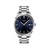 TISSOT T-CLASSIC PR100 men's watch blue dial stainless steel bracelet - view V1