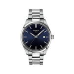 Montre TISSOT T-CLASSIC PR100 homme cadran bleu bracelet acier inoxydable - vue 1