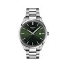 Montre TISSOT T-CLASSIC PR100 homme cadran vert bracelet acier inoxydable - vue V1