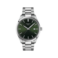 Montre TISSOT T-CLASSIC PR100 homme cadran vert bracelet acier inoxydable