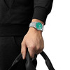 Montre TISSOT T-classic homme automatique, bracelet acier inoxydable - vue Vporté 1