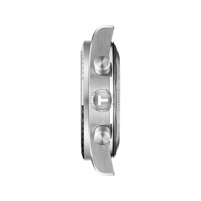 Montre TISSOT T-SPORT PR516 homme cadran noir bracelet acier inoxydable - vue 2
