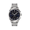 Montre TISSOT T-CLASSIC PR100 homme cadran bleu bracelet acier inoxydable - vue V1