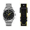 Montre TISSOT T-SPORT PR100 TOUR DE FRANCE homme cadran noir bracelet acier inoxydable - vue V1