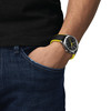 Montre TISSOT T-SPORT PR100 TOUR DE FRANCE homme cadran noir bracelet acier inoxydable - vue Vporté 1