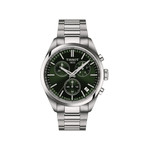 Montre TISSOT T-CLASSIC PR100 homme cadran vert bracelet acier inoxydable - vue 1