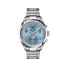 Montre TISSOT T-CLASSOC PR100 homme cadran bleu bracelet acier inoxydable - vue V1