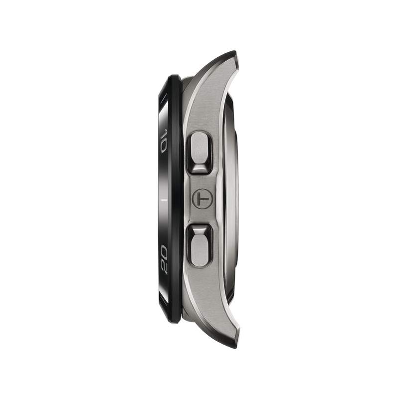 Montre TISSOT T-TOUCH CONNECT SPORT homme cadran noir bracelet titane - vue 2