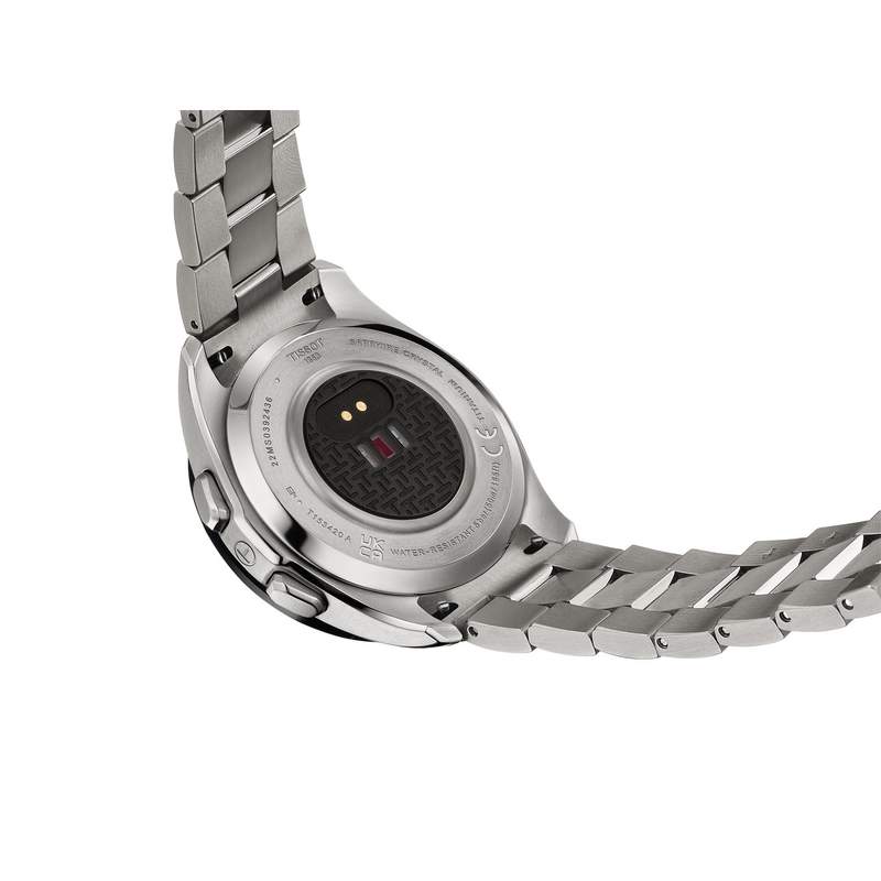 Montre TISSOT T-TOUCH CONNECT SPORT homme cadran noir bracelet titane - vue D2