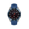 Montre TISSOT Touch collection homme solaire, bracelet silicone bleu - vue V4