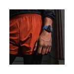 Montre TISSOT T-TOUCH CONNECT SOLAR SPORT homme cadran noir bracelet silicone bleu - vue porté 4