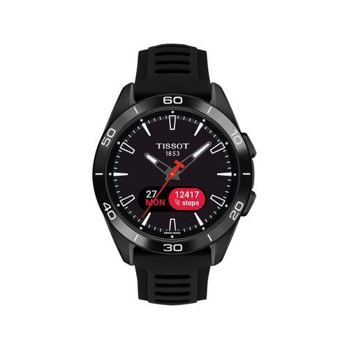 Montre TISSOT T-TOUCH CONNECT SOLAR SPORT homme cadran noir bracelet silicone noir