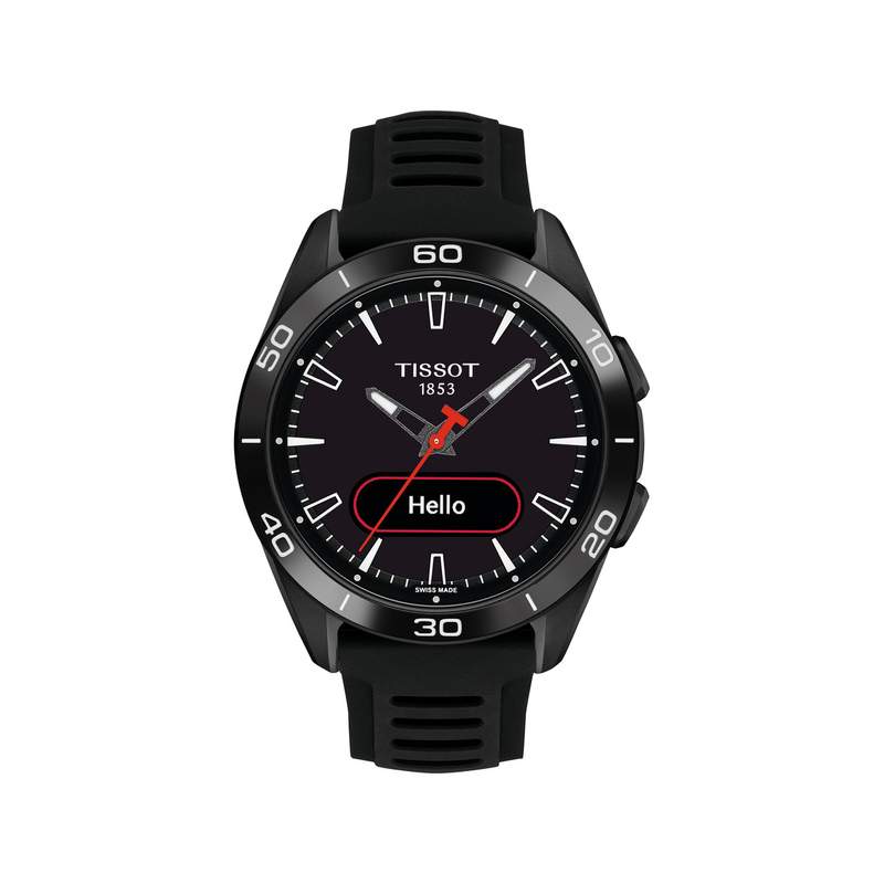 Montre TISSOT T-TOUCH CONNECT SOLAR SPORT homme cadran noir bracelet silicone noir - vue 4