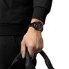 Montre TISSOT T-TOUCH CONNECT SOLAR SPORT homme cadran noir bracelet silicone noir - vue Vporté 1