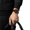 Montre TISSOT Touch collection homme solaire, bracelet silicone noir - vue Vporté 1