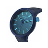 Montre SWATCH Big bold biosourced Indigo glow  homme bracelet matériau biosource bleu - vue V2