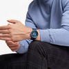 Montre SWATCH Big bold second home homme bracelet silicone bleu - vue Vporté 1