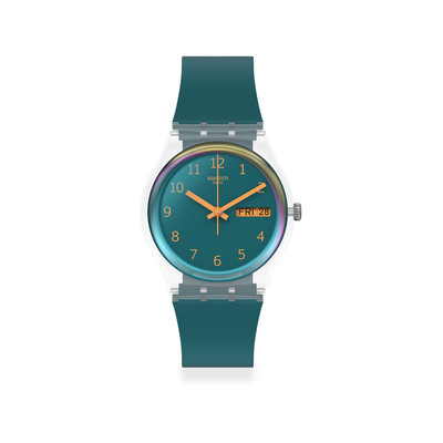 Montre SWATCH Gent biosourced Blue away homme bracelet matériau biosourcé bleu