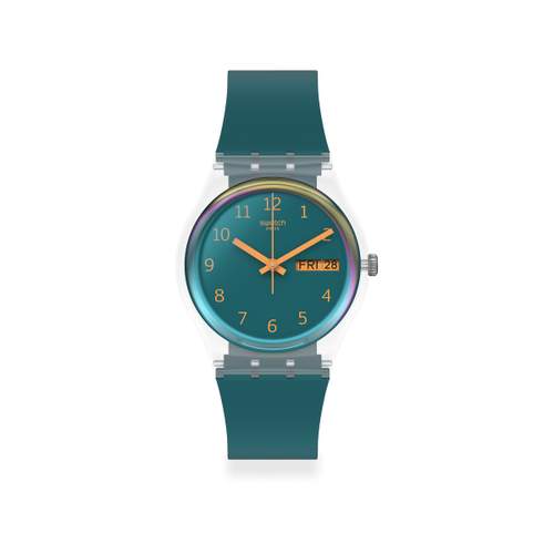 Montre SWATCH Gent biosourced Blue away homme bracelet matériau biosourcé bleu