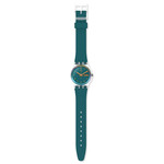 SWATCH Gent biosourced Blue away men's watch strap blue biosourced material - view D1
