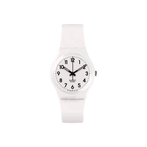 Watch SWATCH Gent biosourced Just white soft man silicone bracelet white