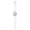 Montre SWATCH Gent biosourced Cleraly gent homme bracelet plastique transparent - vue VD1