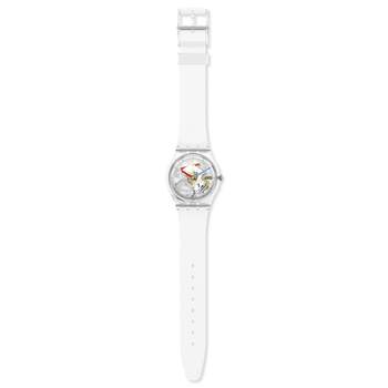 Montre SWATCH Gent biosourced Cleraly gent homme bracelet plastique transparent