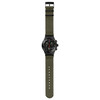 Montre SWATCH New irony By the bonfire chrono homme bracelet tissu vert - vue VD1