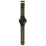 SWATCH New Irony By the Bonfire Chrono Men's Watch with Green Fabric Strap - View D1