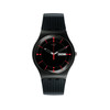 Montre SWATCH New gent biosourced Gaet homme bracelet silicone noir - vue V1