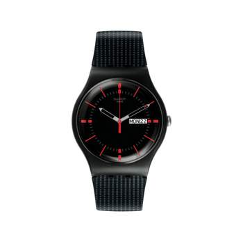 Montre SWATCH New gent biosourced Gaet homme bracelet silicone noir