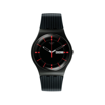 Montre SWATCH New gent biosourced Gaet homme bracelet silicone noir