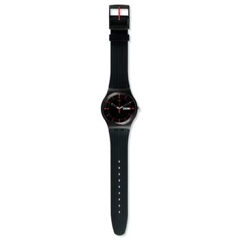 Montre SWATCH New gent biosourced Gaet homme bracelet silicone noir