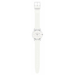 Montre SWATCH Skin classic biosourced White classiness homme bracelet silicone blanc - vue D1
