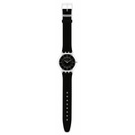 Montre SWATCH Skin classic biosourced Black classiness homme bracelet matériau biosourcé noir - vue D1