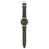 Montre SWATCH Skin irony 42 Skinearth homme bracelet caoutchouc vert - vue VD1