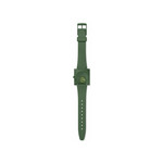 SWATCH Square bioceramic What if green? men's watch with green bio-based material strap - view 3