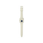 Montre SWATCH Square bioceramic What if beige? homme bracelet matériau biosourcé beige - vue 3