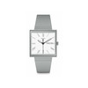 Montre SWATCH Square bioceramic What if gray? homme bracelet matériau biosourcé gris - vue V1