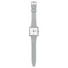 Montre SWATCH Square bioceramic What if gray? homme bracelet matériau biosourcé gris - vue VD1