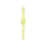 SWATCH Square bioceramic What if lemon? herenhorloge met matte band van biologisch materiaal, geel - afbeelding 3